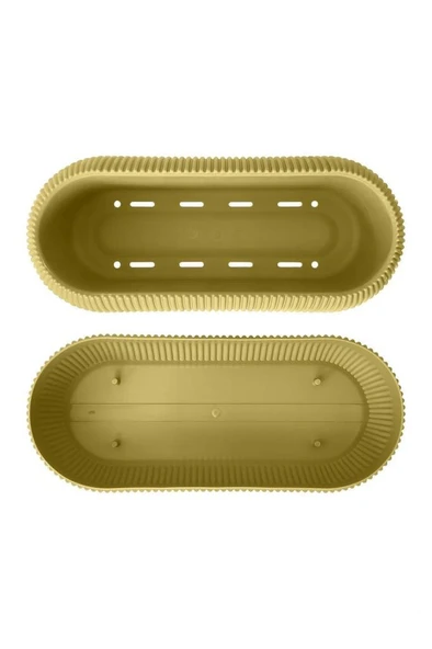 Omnipazar KRS-371 Dekoratif Plastik Mercan Uzun Saksı 0.55 Litre No 1 - Resim 12