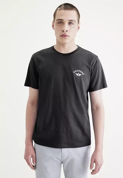 Dockers Minimalist Regular Fit Kısa Kol Erkek T-shirt - Günlük Kombinler İçin