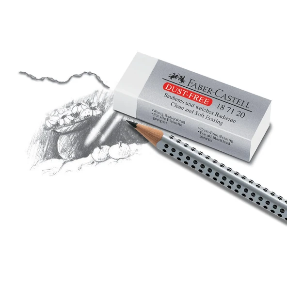 Faber Castell Dust Free Silgi Beyaz Küçük Boy No:30 - 2