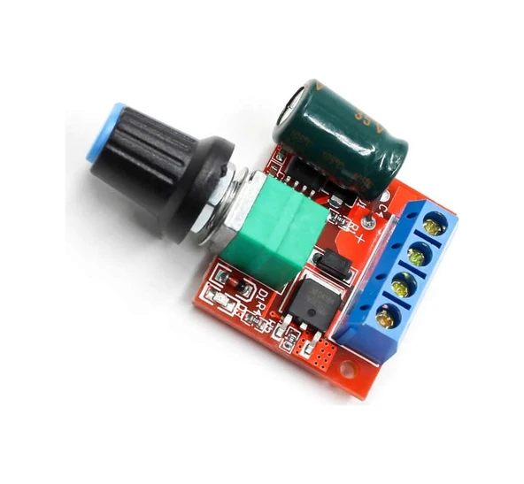 5A 35V Mini Dc Motor Pwm Potlu Hız Kontrol Devresi 90 Watt - 3