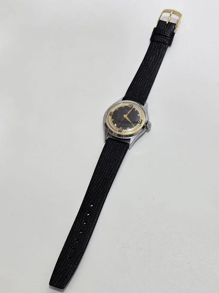 Junghans Trilastic 35.5mm Deri Kordon Kadın Kol Saati 2.El - Resim 6