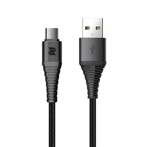 Rock Space Z9 Hi-Tensile Micro USB Şarj ve Data Aktarım Kablosu 120cm 2A - 8