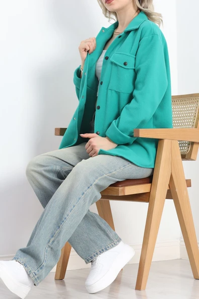 Kaşe Gömlek Yeşil - 20724.1874. - 6