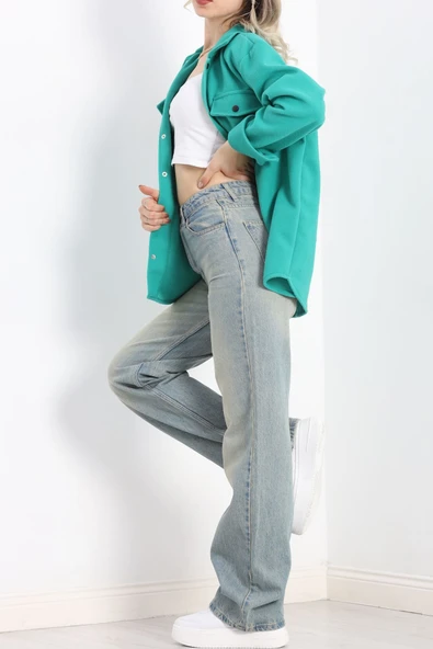 Kaşe Gömlek Yeşil - 20724.1874. - 4