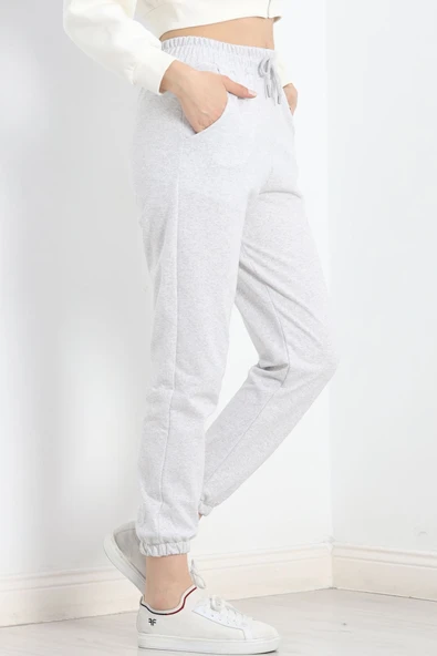 Paça Lastikli Eşofman Altı Gri - 20093.1250. - 3
