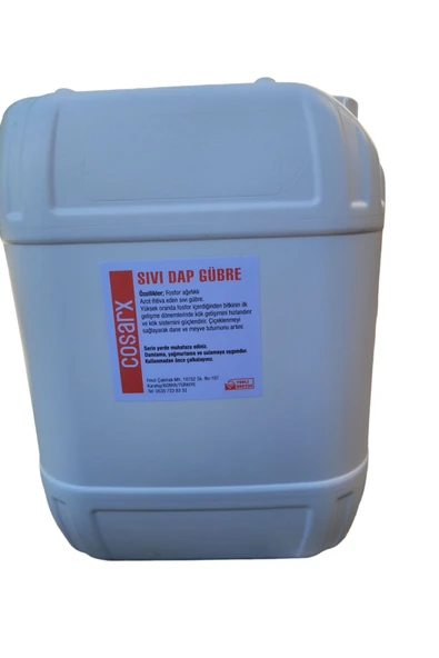 Dap Sıvı Gübre – Toprak Altı-taban Gübresi – Kompo 20 Kg