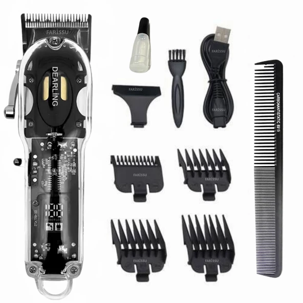 Dearling Şarjlı Saç Kesme Makinesi 3 saat çalışma süresi