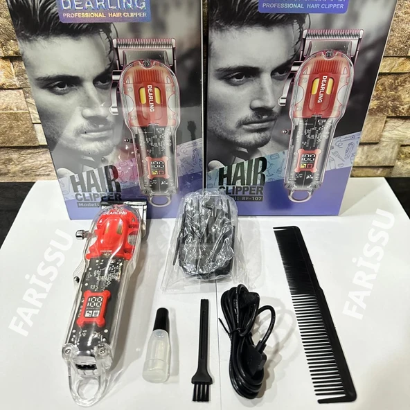 Dearling Şarjlı Saç Kesme Makinesi 3 saat çalışma süresi - 6