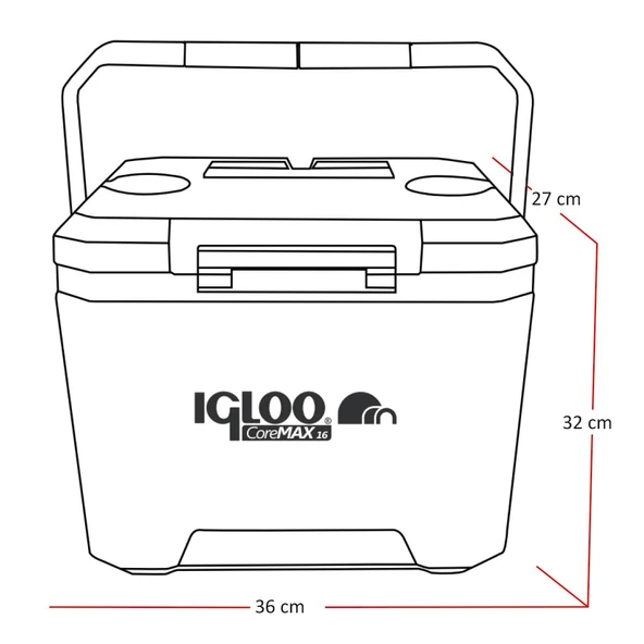 IGLOO CoreMAX 16 Buzluk 16 Litre - Resim 3