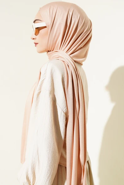 Penye Şal Şeftali - Resim 3