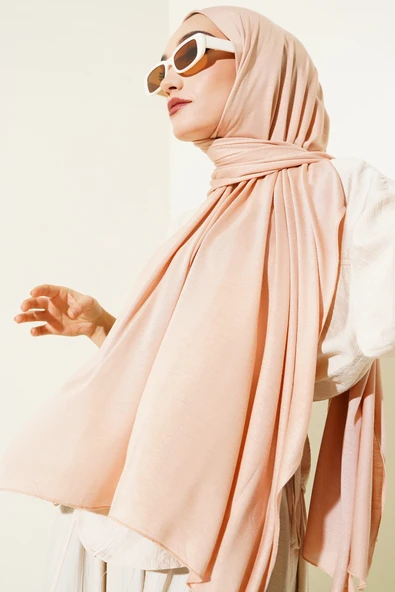 Penye Şal Şeftali - Resim 2