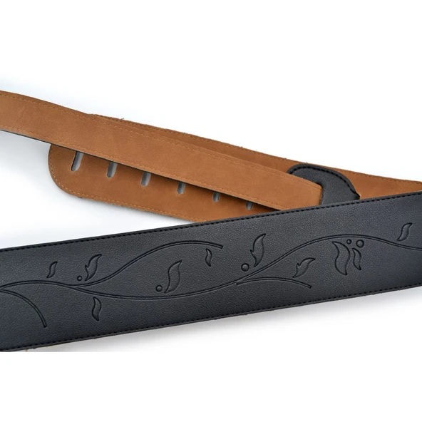 Ibanez GSTL60-BK Synthetic Leather Strap - Gitar Askısı - Resim 3