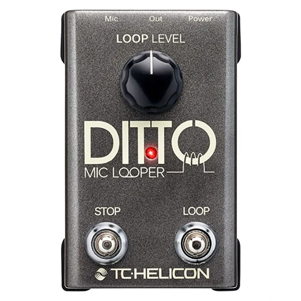 TC Helicon Ditto Mic Looper Vokal Efekt Pedalı ürün görseli