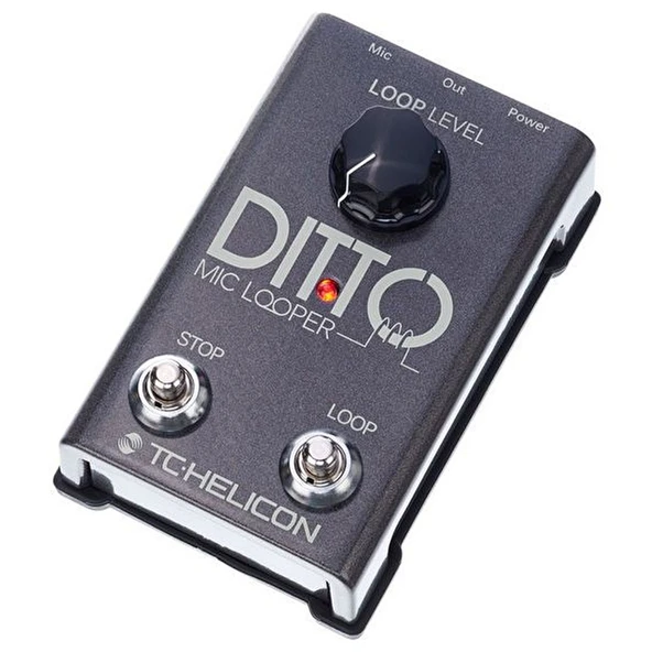 TC Helicon Ditto Mic Looper Vokal Efekt Pedalı - Resim 2