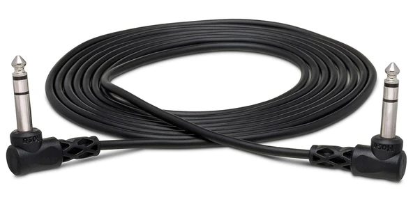 HOSA 1/4 inç 90 açılı TRS (M) Balanslı kablo 3 mt CSS-110RR