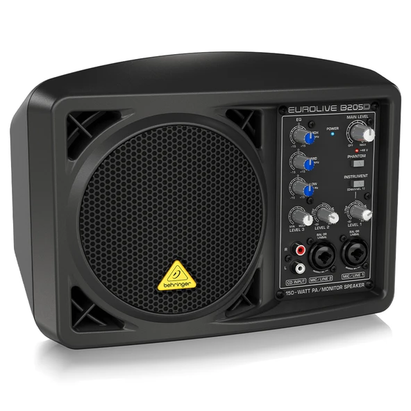 BEHRINGER EUROLIVE B205D Ultra-Kompakt 150 W PA/Monitör - Resim 2