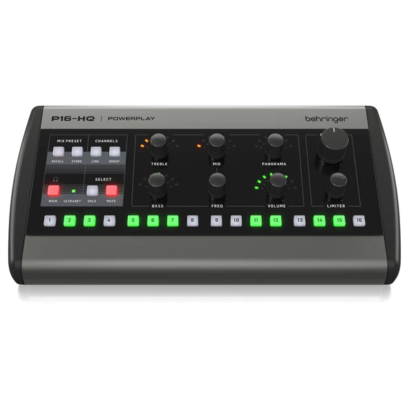 Behringer P16-HQ 16-Kanal Kişisel Monitör Mikseri - 2