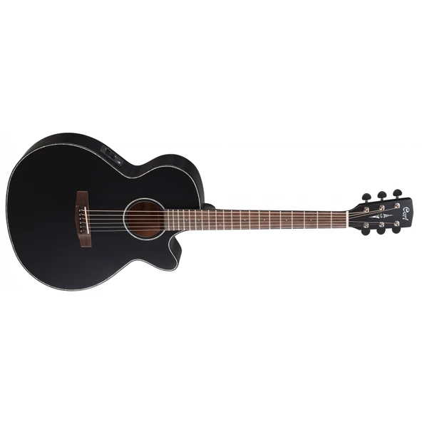 Cort SFX-ME BKS Elektro Akustik Gitar Black Satin - Mat Siyah