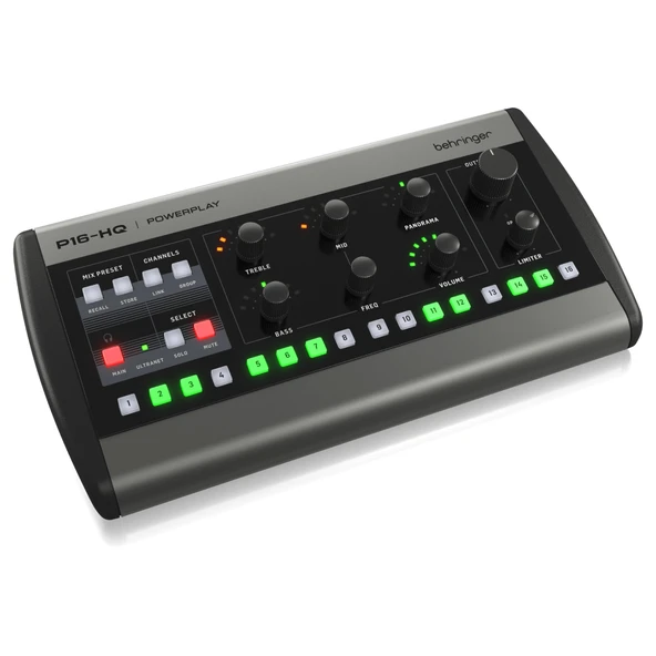 Behringer P16-HQ 16-Kanal Kişisel Monitör Mikseri - 3