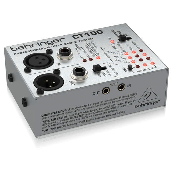 BEHRINGER CT100 / Kablo Test Ünitesi - 3