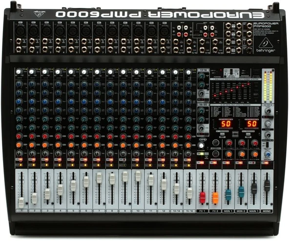 BEHRINGER EUROPOWER PMP6000 1600W 20 Kanal Power Mikser