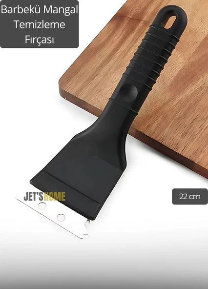 Barbekü Mangal Temizleme Fırçası Çift Taraflı Sert Fırça 22 cm - 2