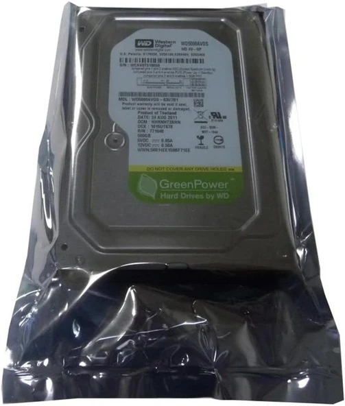 Wd 500Gb WD5000AVDS SATA 3.0 5400 3.5" RPM Hard Disk - 2