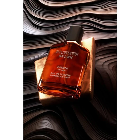Piev Gabrini Richmen Brown EDP For Man 100 ml - Resim 3