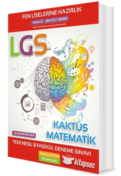 LGS Kaktüs Matematik Yeni Nesil 8 Fasikül Deneme Sınavı Simülasyon Yayıncılık