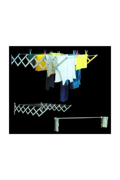 Maxas Akordiyon Çamaşırlık Genişlik 90 Cm 7 Çubuklu - 2