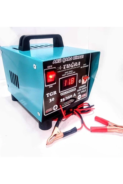 12 V 30 Amper Akü Şarj Cihazı Redresör Bakır Sargılı 250 Ampere Kadar Şarj - 2