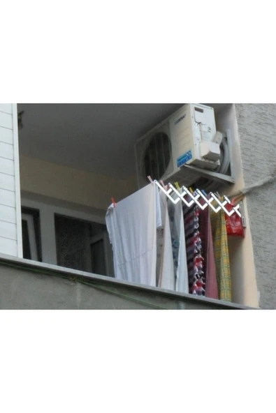 Akordiyon Çamaşırlık (100 Cm - 7 Çubuk) - 7