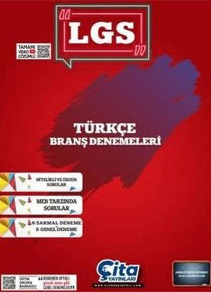 LGS Türkçe Branş Denemeleri Çita Yayınları