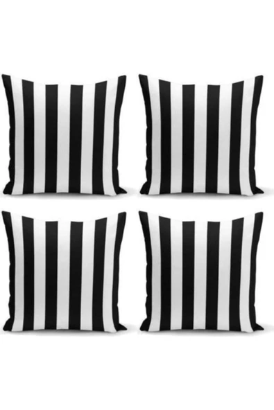 enc Home 4'lü Çizgili Kırlent