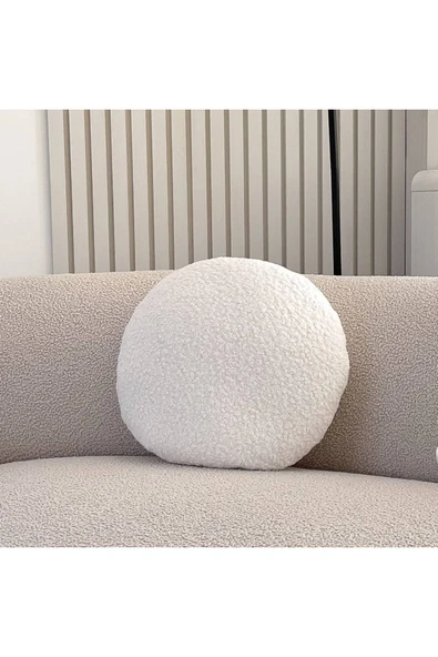 enc home yuvarlak puffy kırlent