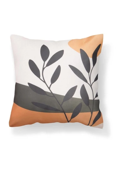 enc home Çift Tarafı Baskılı Sonbahar Kırlent Takımı - 5