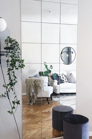 enc home 25x25 Kare Cam Ayna - 4