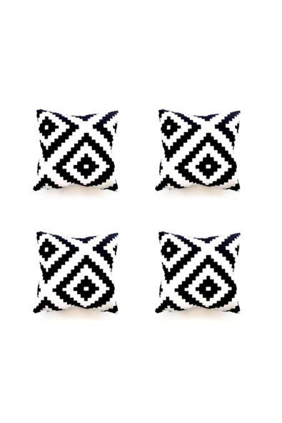 enc Home Çift Tarafı Baskılı Kırlent Kılıfı