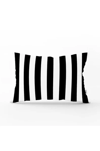 enc Tekstil 35x50 Siyah Beyaz Kılıf