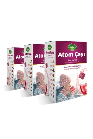 Mindivan Atom Küp Şeklinde Kış Çayı X 3 Adet