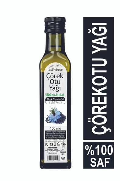 Lavendrose Çörekotu Yağı %100 Saf Ve Doğal - Çörek Otu Yağı Soğuk Sıkım 100ml