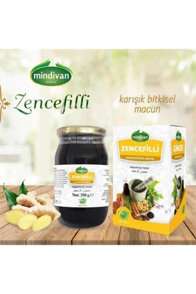 Mindivan Zencefilli Karışık Bitkisel Macun 420 gr