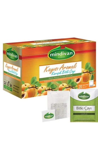 Mindivan Kayısılı Form Çayı 20'li