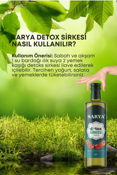 SARYA Doğal Kinoa Tohumu Detox Sirkesi 250ml - 4