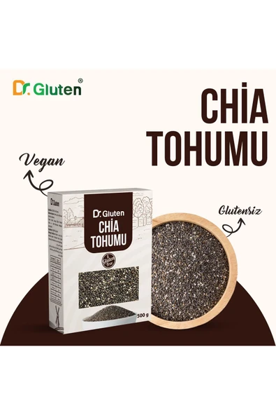 Dr.Gluten Glutensiz Chia Tohumu 500 Gr Gluten Free