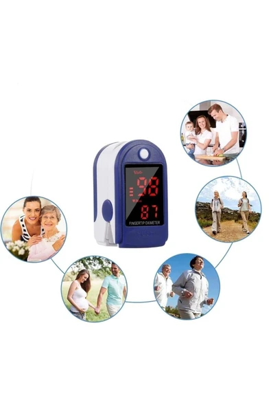 SAĞLIKLI YAŞAM Oncomed Pulse Oksimetre Parmak Tipi Nabiz Oksijen 6007 - 5