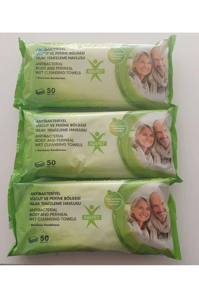 COMFORT Haspet Perine Temizleme Havlusu 50 Li 3 Adet