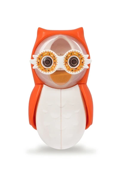 FLİPPER Kum Saatli Diş Fırçası Hijyenik Saklama Kabı - Turuncu - 2