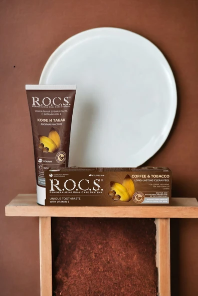R.O.C.S. Kahve Tütün Lekelere Karşı Diş Macunu 60 ml - 7