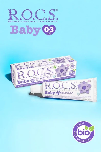 R.O.C.S. Rocs Baby 0-3 Yaş Diş Macunu Ihlamur Özlü 45g X 2 Adet - 2